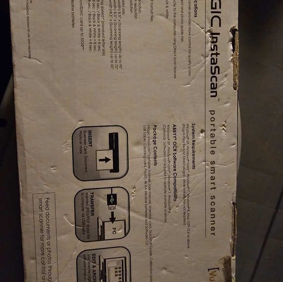 Vu Point Magic Insta Scan Portable Smart Scanner/EUC/900 DPI - Picture 3 of 9